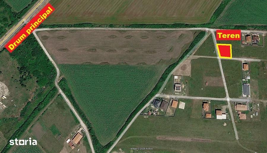 Teren de 609 mp, în Remetea Mare