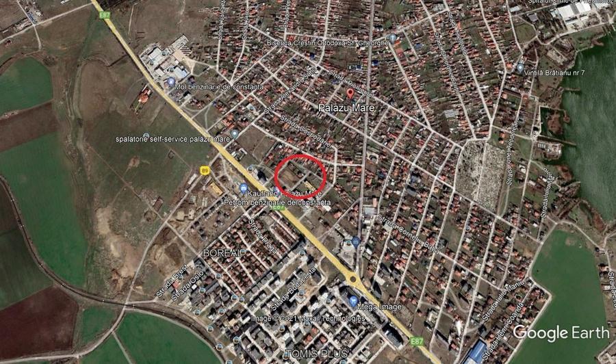 Teren Construcții intravilan de 560 mp, în Palazu Mare