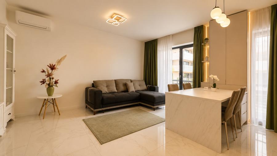 Apartament cu 2 camere semidecomandat în Giroc
