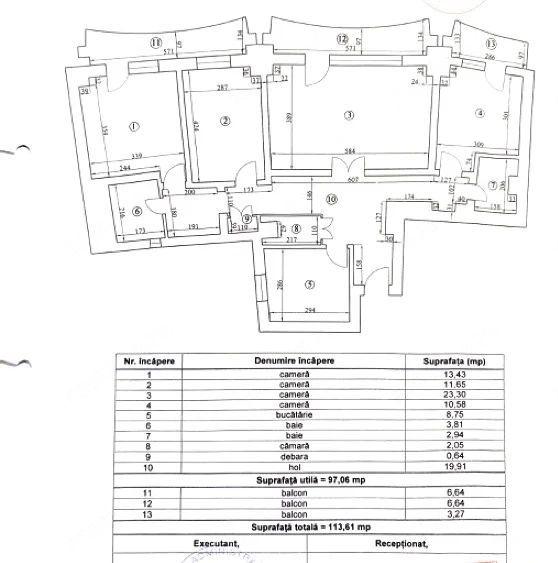 Metrou Lujerului- apartament spatios 4 camere - 1