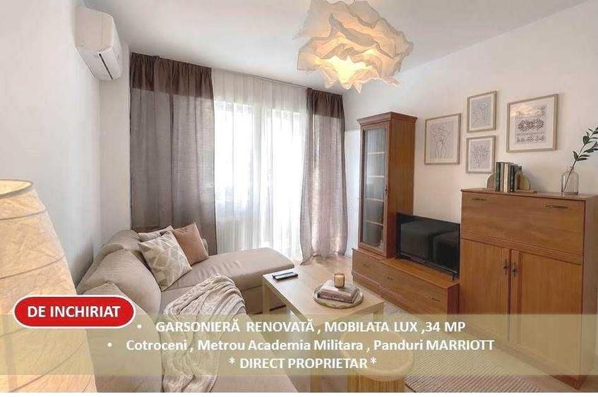 Garsonieră semidecomandată în Cotroceni
