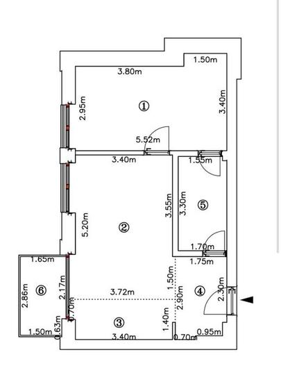Apartament cu 2 camere decomandat în Tunari