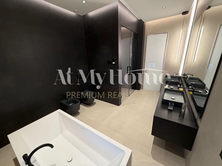 Penthouse cu 5 camere decomandat, mobilat în Băneasa