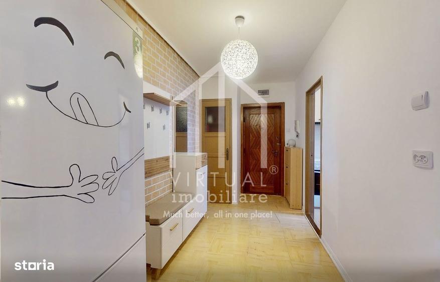Apartament cu 2 camere decomandat, mobilat în Ștefan cel Mare