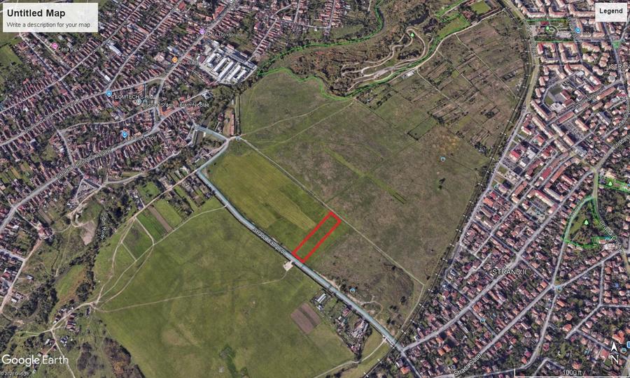 Teren Construcții intravilan de 4150 mp, în Ștrand