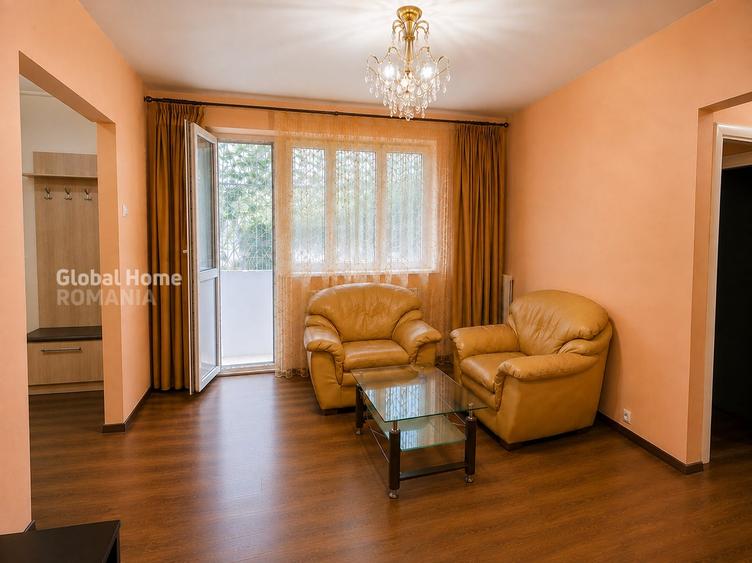 Apartament cu 2 camere semidecomandat, mobilat în Domenii