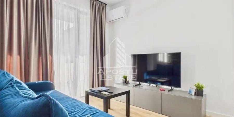 Apartament cu 2 camere semidecomandat, mobilat în Aradului