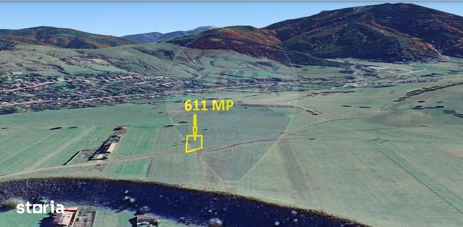 Teren de 611 mp, în Tărlungeni