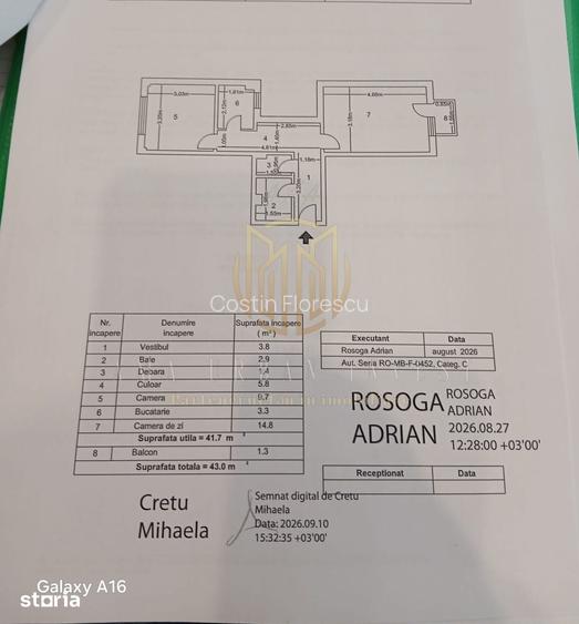Apartament 2 camere Berceni Straja