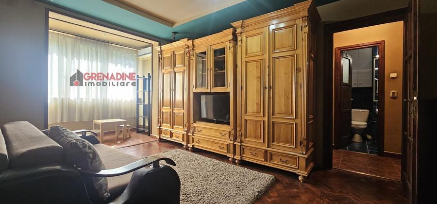 Apartament cu 2 camere semidecomandat în Florilor
