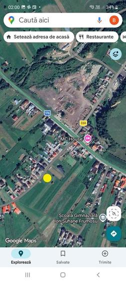 Teren de 864 mp, în Frumosu
