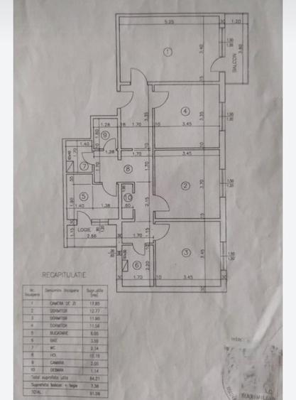 Apartament cu 4 camere decomandat în Alexandru cel Bun