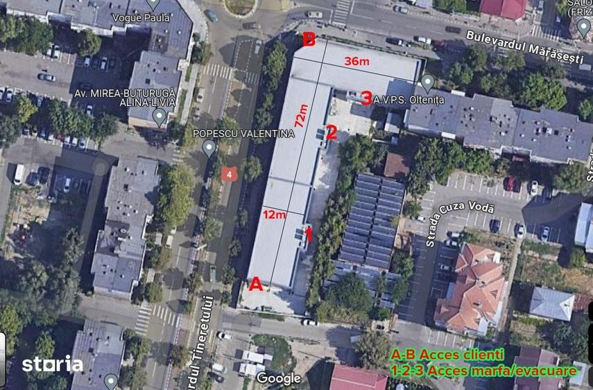 Spațiu comercial, de 3,600 mp, în Ultracentral