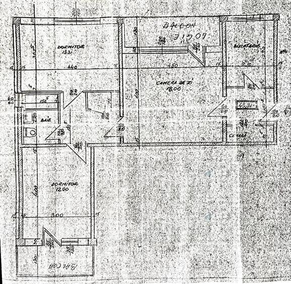 Apartament cu 3 camere în Militari