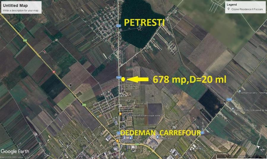 Teren Construcții intravilan de 678 mp, în Nord