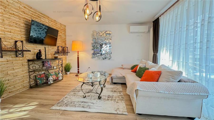 Apartament cu 2 camere decomandat, mobilat în Tractorul