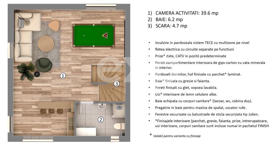 Duplex cu 4 camere cu Teren 150 Mp în Otopeni