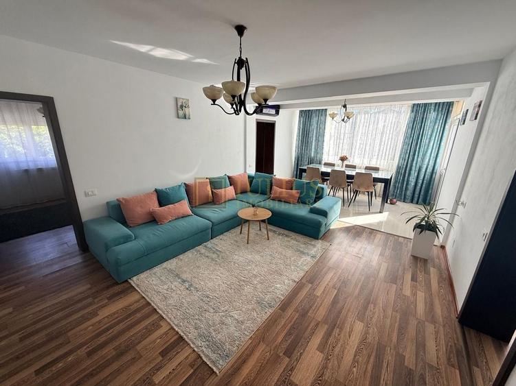 Apartament cu 3 camere circular, mobilat în Lipovei