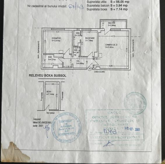 Apartament cu 2 camere în Ultracentral