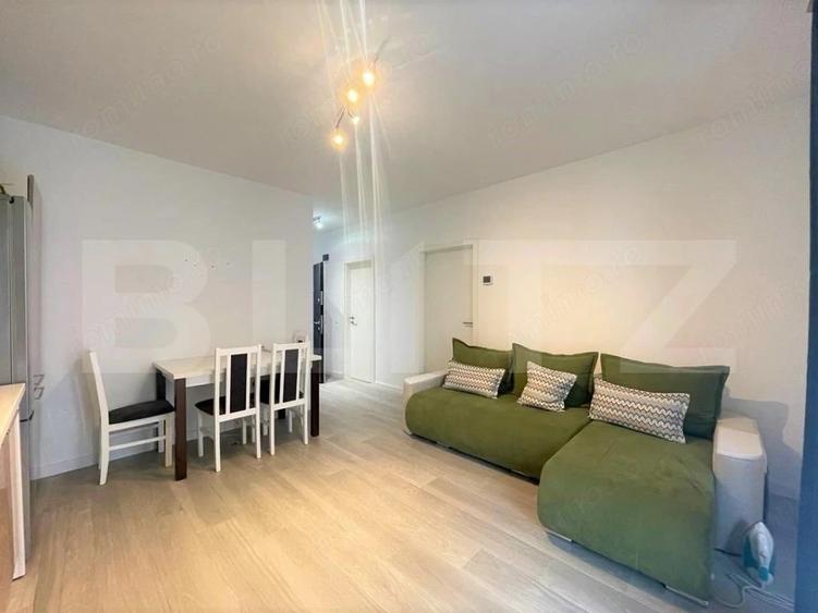 Apartament cu 2 camere semidecomandat, mobilat în Chinteni