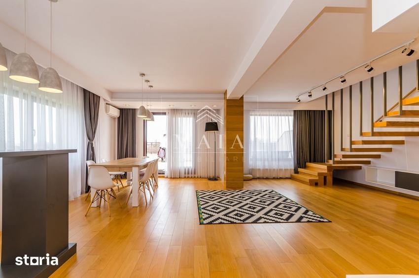 Apartament cu 3 camere, mobilat în Valea Aurie