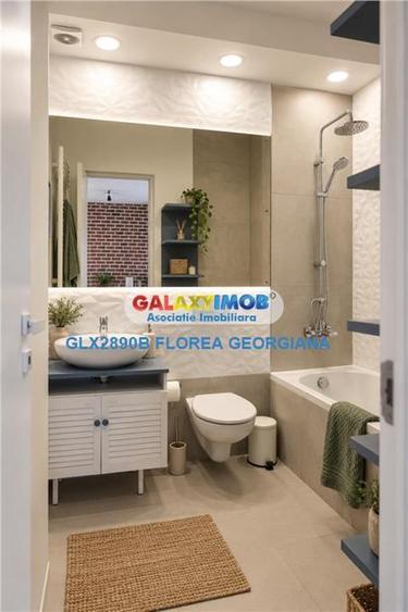 Apartament cu 2 camere semidecomandat, mobilat în Pipera