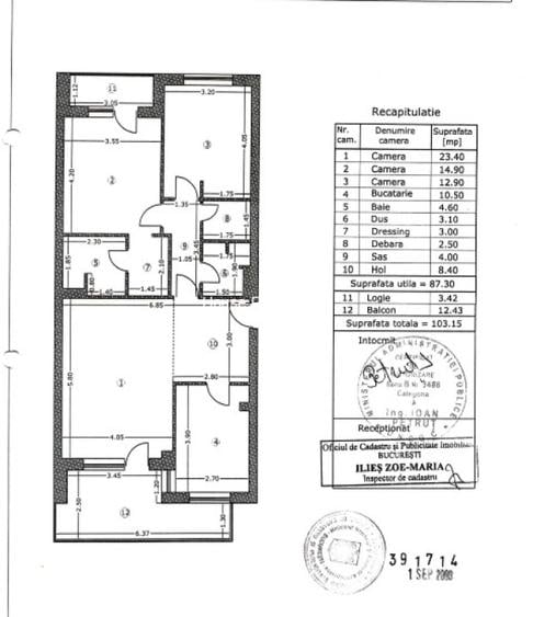 Apartament cu 3 camere, mobilat în Floreasca