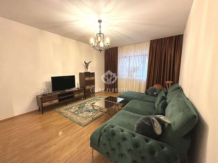 Apartament cu 2 camere semidecomandat, mobilat în Dorobanți