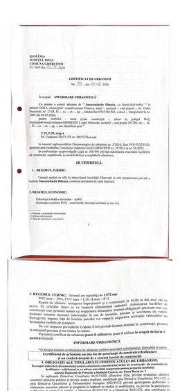 Teren de 3063 mp, în Ghercești