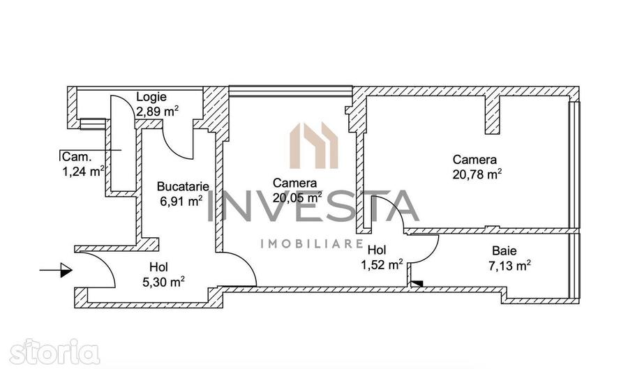 Apartament cu 2 camere, 63 mp utili! Etaj 2! Piata Mihai Viteazu! - 1