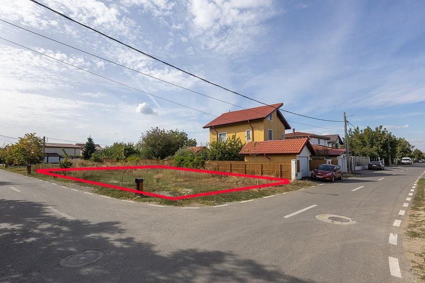 Teren Construcții intravilan de 500 mp, în Balotești