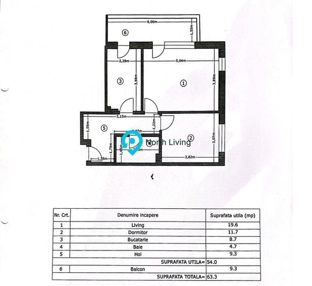 Apartament 2 camere de vânzare – Drumul Jilavei | Decomandat | Parcare - 18