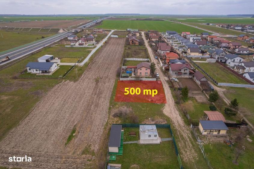 Teren de 500 mp, în Brănești