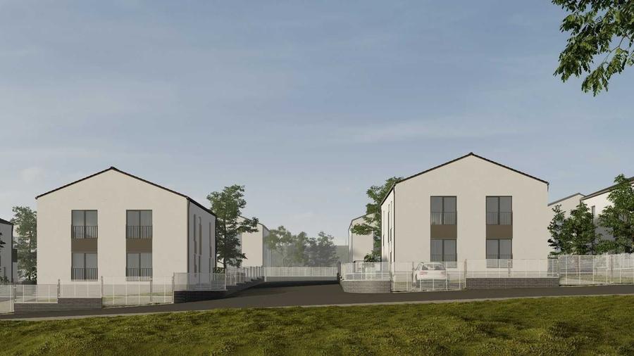 Lot de teren 600 mp de vanzare cu utilitati si autorizatie de constructie duplex in Cristesti - 3