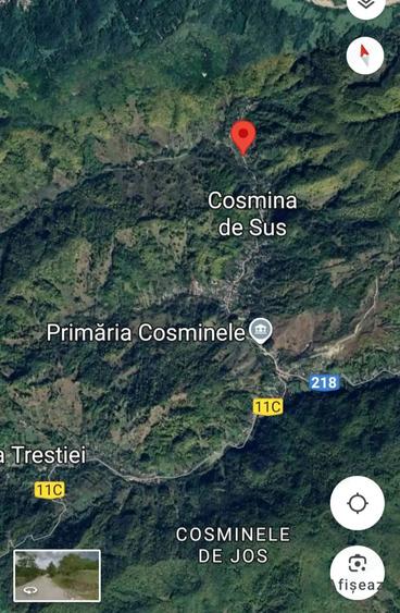 Teren de 521 mp, în Cosmina de Sus
