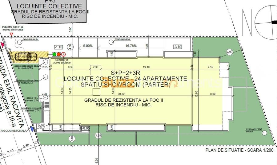 Teren de 1167 mp, în Central