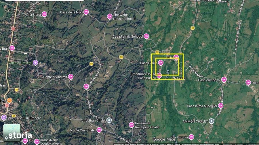 Teren rezidential Bran - Sohodol zona de case - 1