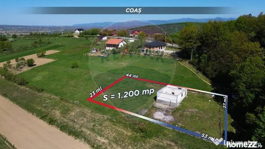 Casă cu 3 camere cu Teren 1200 Mp în Coaș