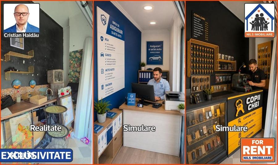 Spațiu comercial, de 5 mp, în Ștefan cel Mare
