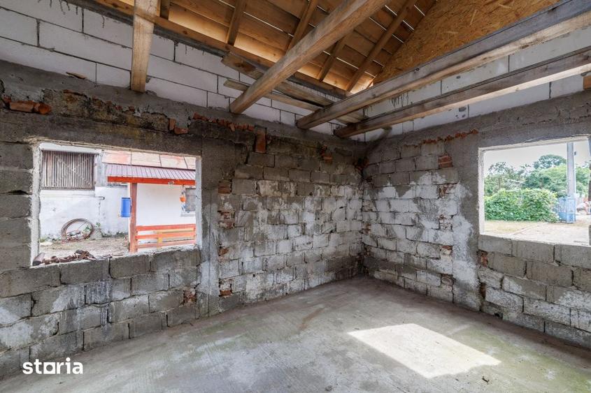 Casă cu 1 camere cu Teren 2140 Mp în Ciești