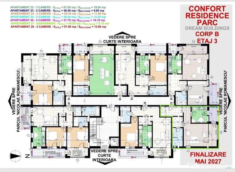 Confort Residence - Parc Romanescu - 9