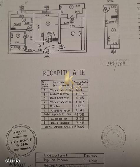 Apartament cu 2 camere decomandat în Floreasca