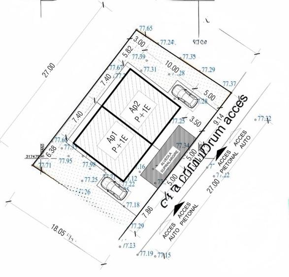 Teren Construcții intravilan de 600 mp, în Central