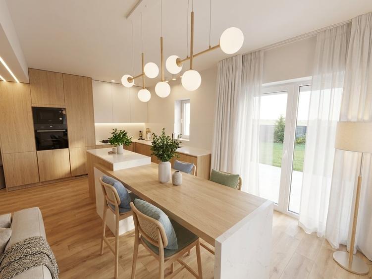 Duplex cu 4 camere cu Canalizare în Corbeanca
