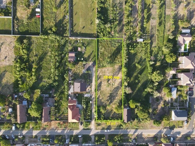 Teren Construcții intravilan de 2840 mp, în Moșnița Nouă