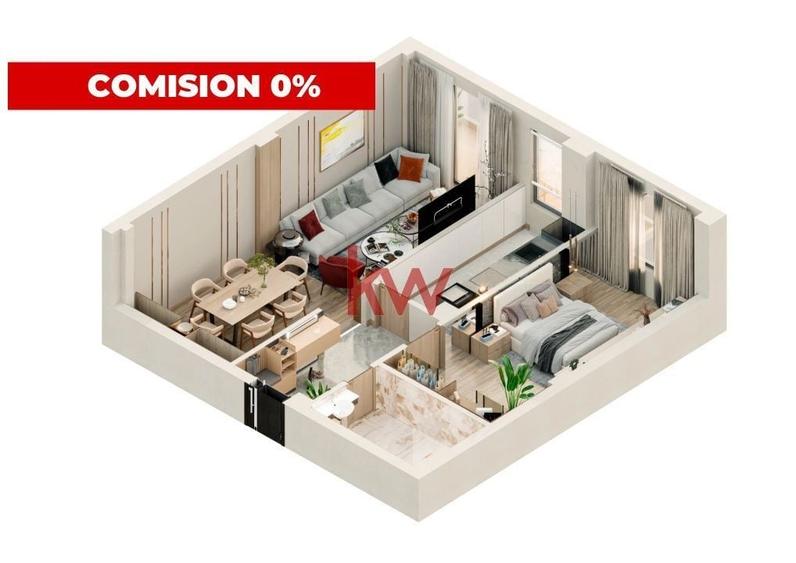 Apartament cu 2 camere în Uricani
