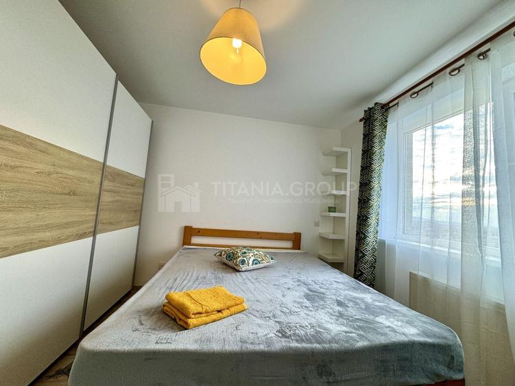 Apartament cu 2 camere semidecomandat, mobilat în Tractorul