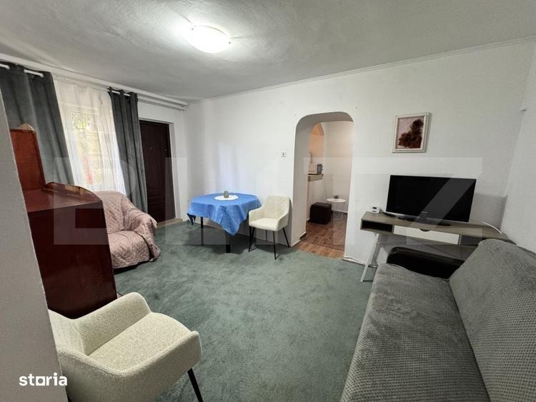 Apartament cu 2 camere semidecomandat în Central