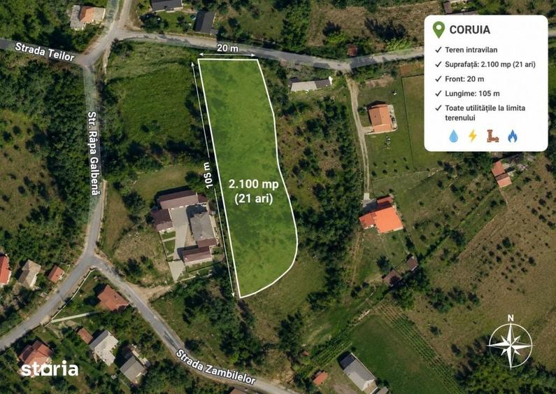 Teren de 2087 mp, în Săcălășeni