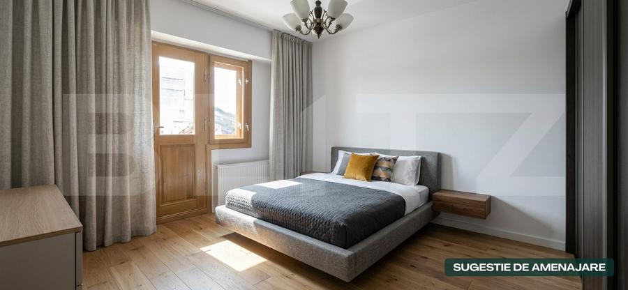 Apartament cu 3 camere decomandat, mobilat în Micro 12